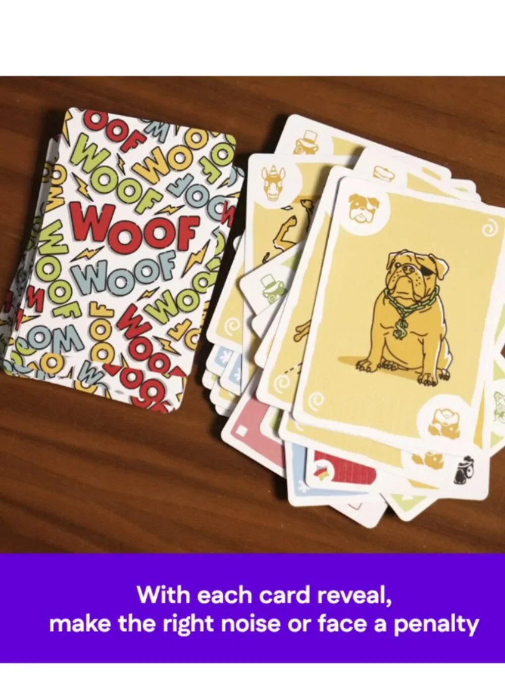Spin Master Games Woof Woof Woof Family Matching Party Card Game